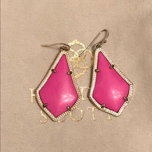 Kendra Scott Magenta Earrings